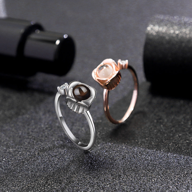 Twin Rose Love Ring