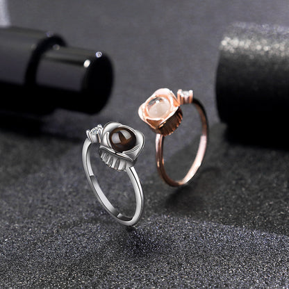 Twin Rose Love Ring