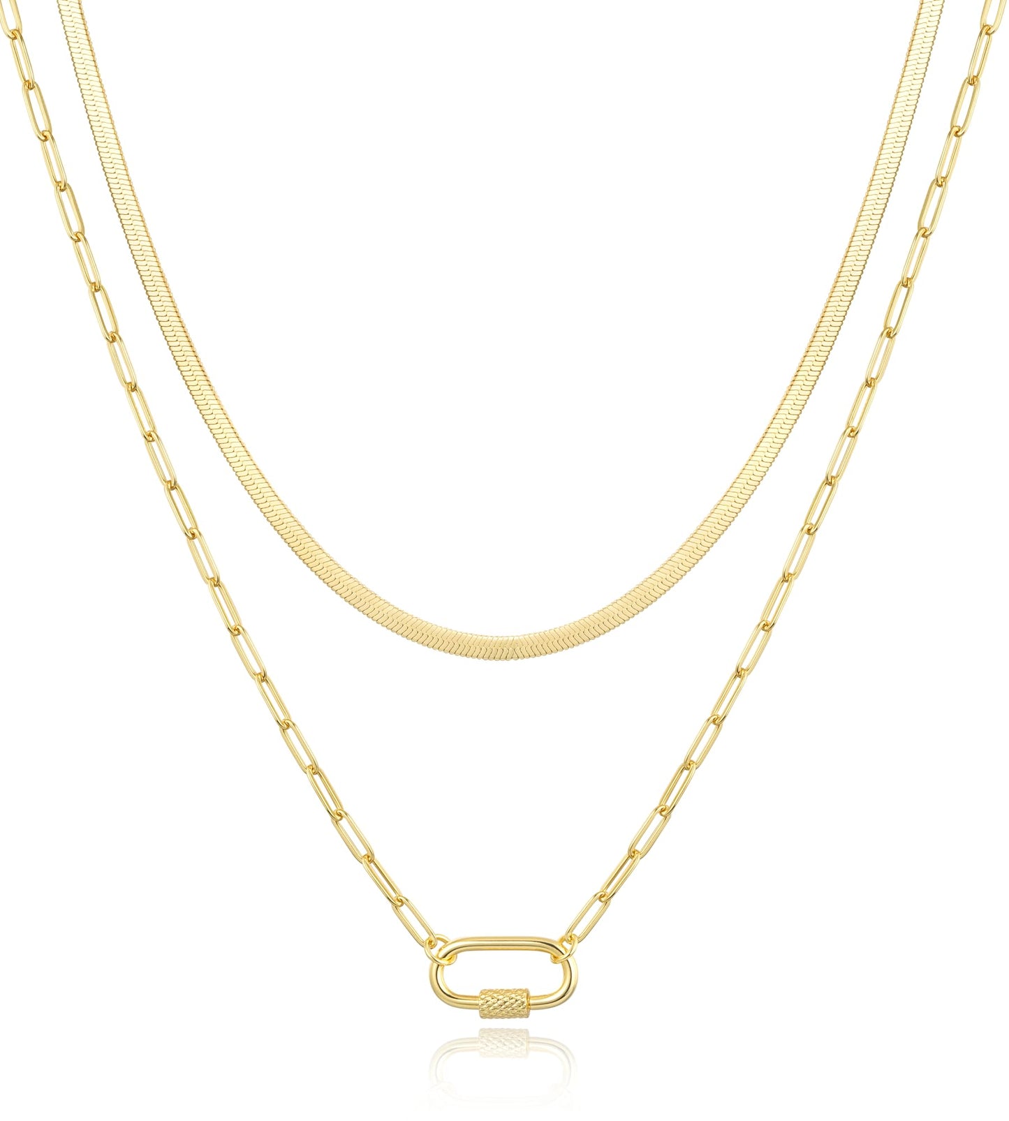 Herringbone Layered Necklace