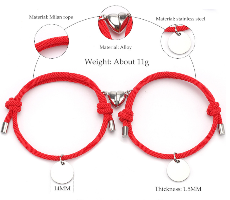 Bonded Hearts Bracelets