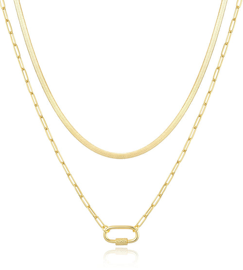 Herringbone Layered Necklace